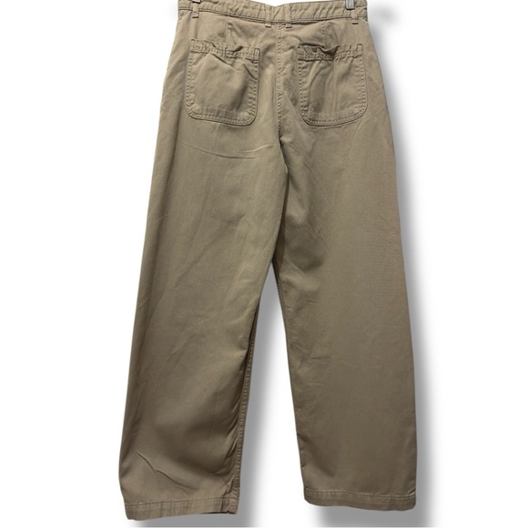 472 ZARA | EUC Turkey Women’s Khaki Wide-Leg Pants (Size 6) - Picture 3 of 14